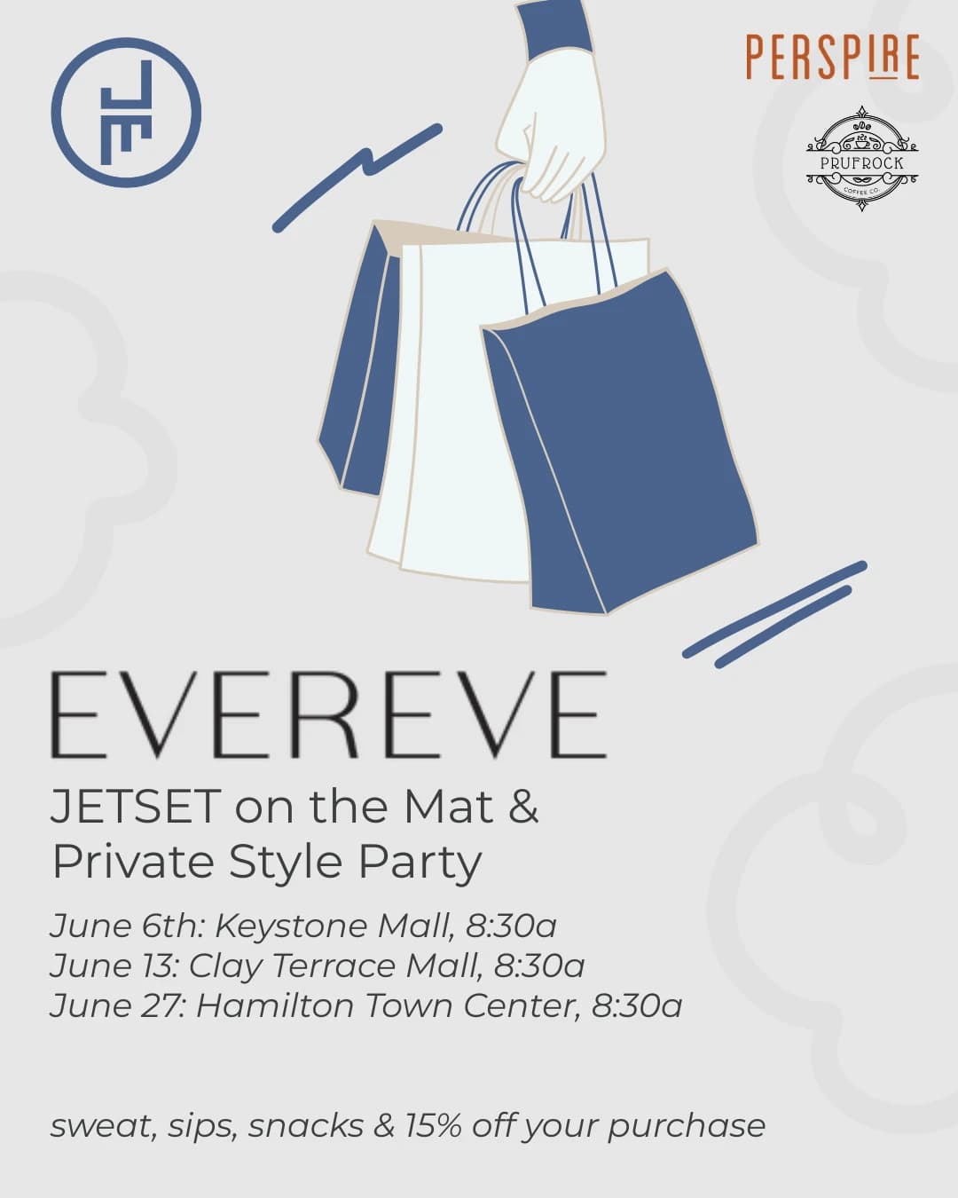 EVEREVE x JETSET Pilates hosted by JETSET Pilates Fishers — social events in Indianapolis
