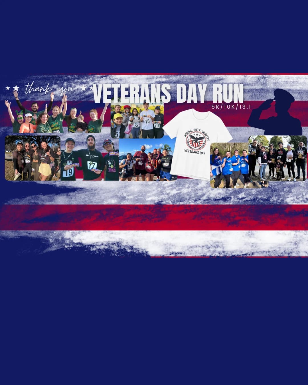 Veterans Day Freedom Run 5K/10K/13.1 CHICAGO/EVANSTON hosted by The Best Races — run clubs in Chicago