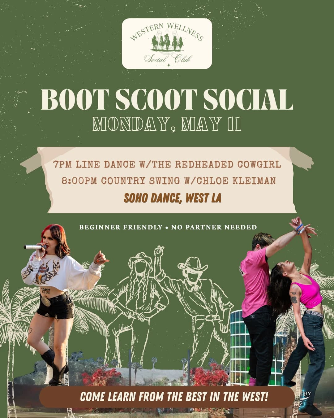 Boot Scoot Social hosted by Western Wellness Social Club — social events in Los Angeles