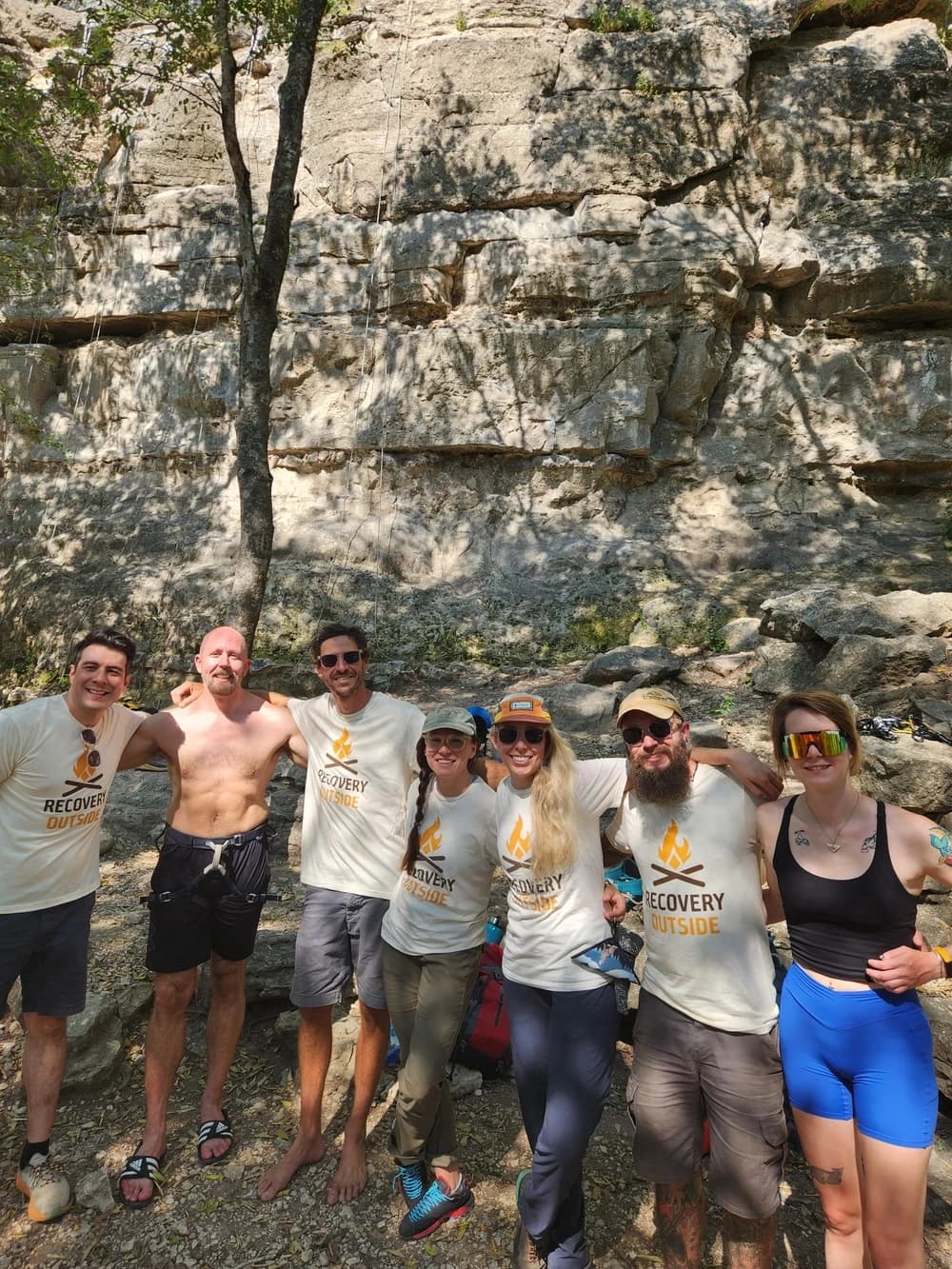 Climbing at Gus Fruh hosted by Recovery Outside  — outdoor activities in Austin