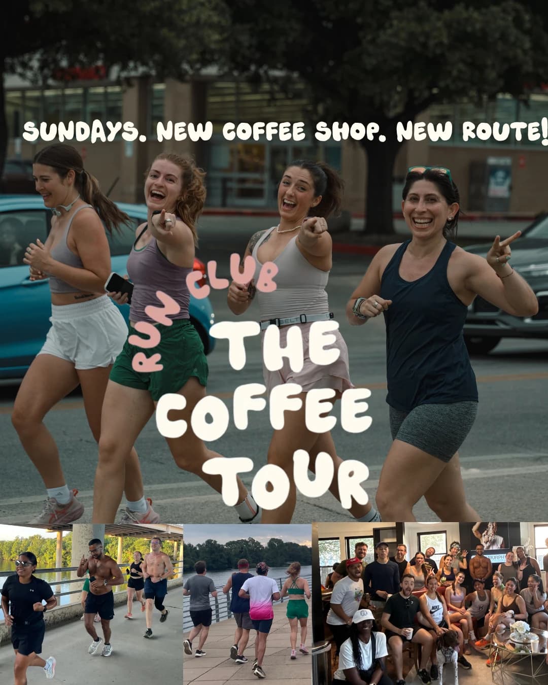 The Coffee Tour Run Club 1 Year Anniversary Party Run! hosted by The Coffee Tour Run Club ATX — social events in Austin