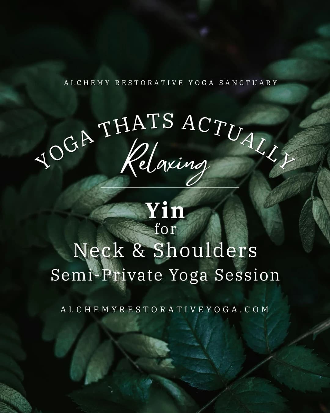 Yin: Neck & Shoulders + Sound Bath hosted by Alchemy Restorative Yoga Sanctuary's community — yoga classes in Austin