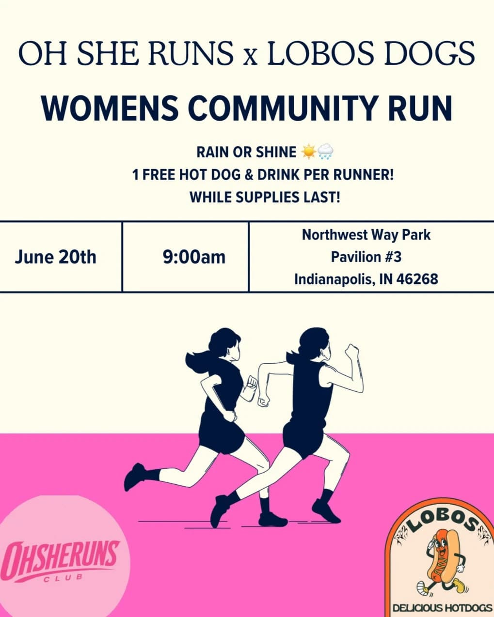 ALL WOMENS RUNNING CLUB  hosted by Oh She Runs ✨ — run clubs in Indianapolis