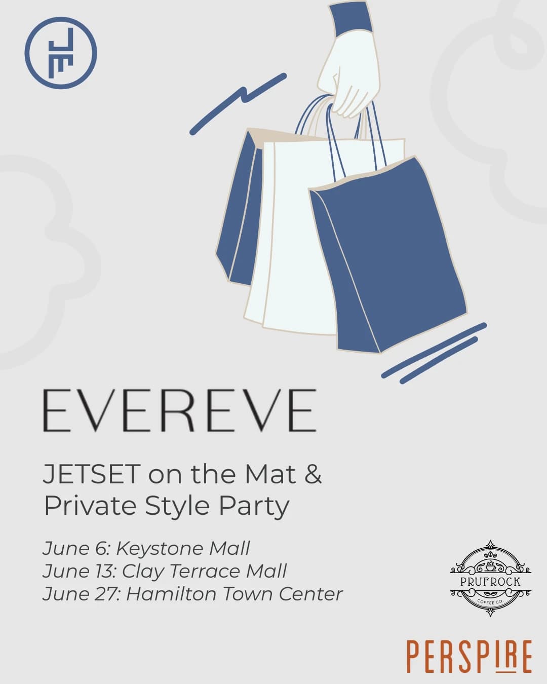 EVEREVE x JETSET Pilates hosted by JETSET Pilates Fishers — pilates classes in Indianapolis