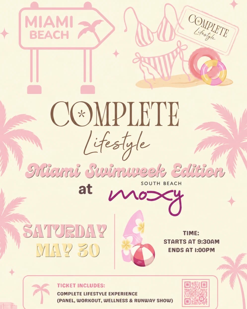 COMPLETE Lifestyle Miami Swim Week Edition hosted by COMPLETE Lifestyle by Caitlin Spears — wellness events in Miami