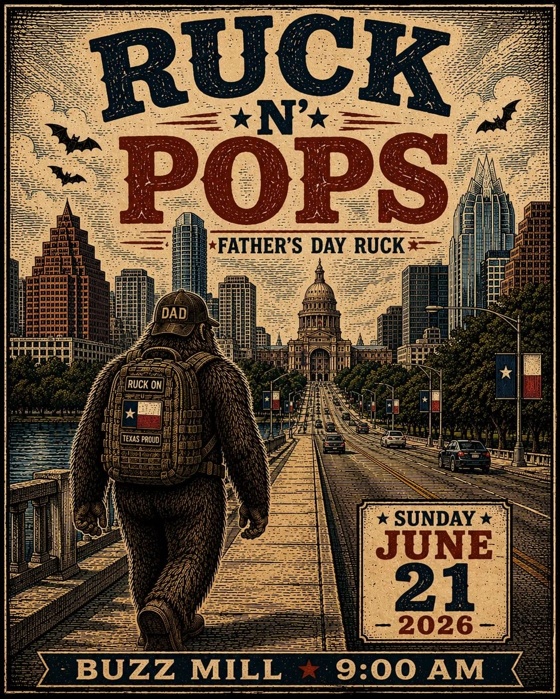 Ruck N' Pops hosted by Squatch Frontier Fitness — fitness events in Austin