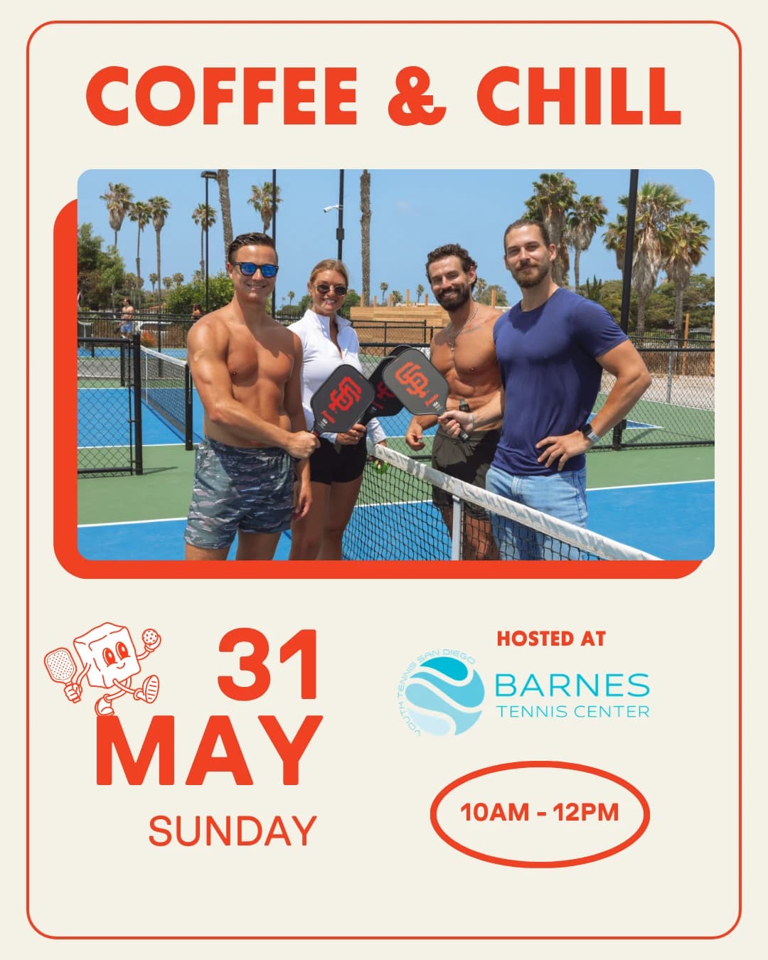 Coffee & Chill SD 5/31 hosted by Coffee & Chill SD  — racket sports in San Diego