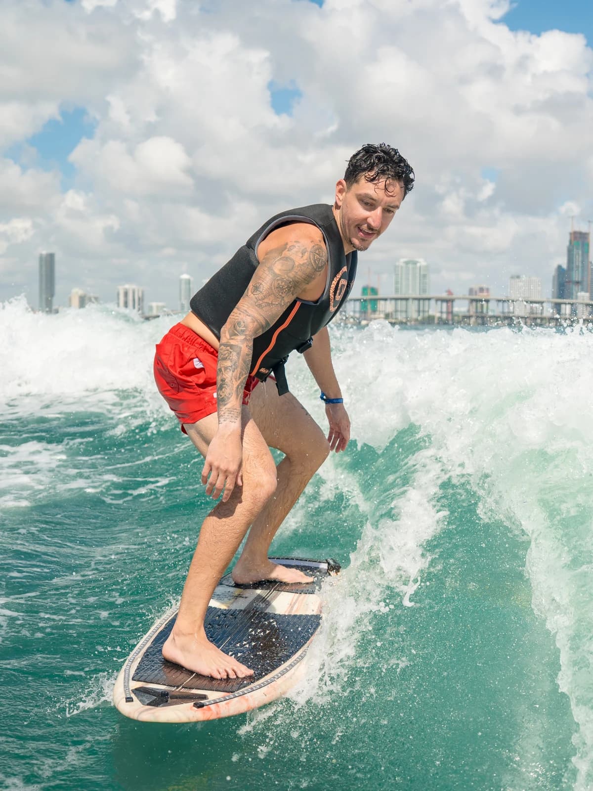 Wakesurfing Sunset Social Meetup hosted by Brickell & Downtown Miami Living — outdoor activities in Miami