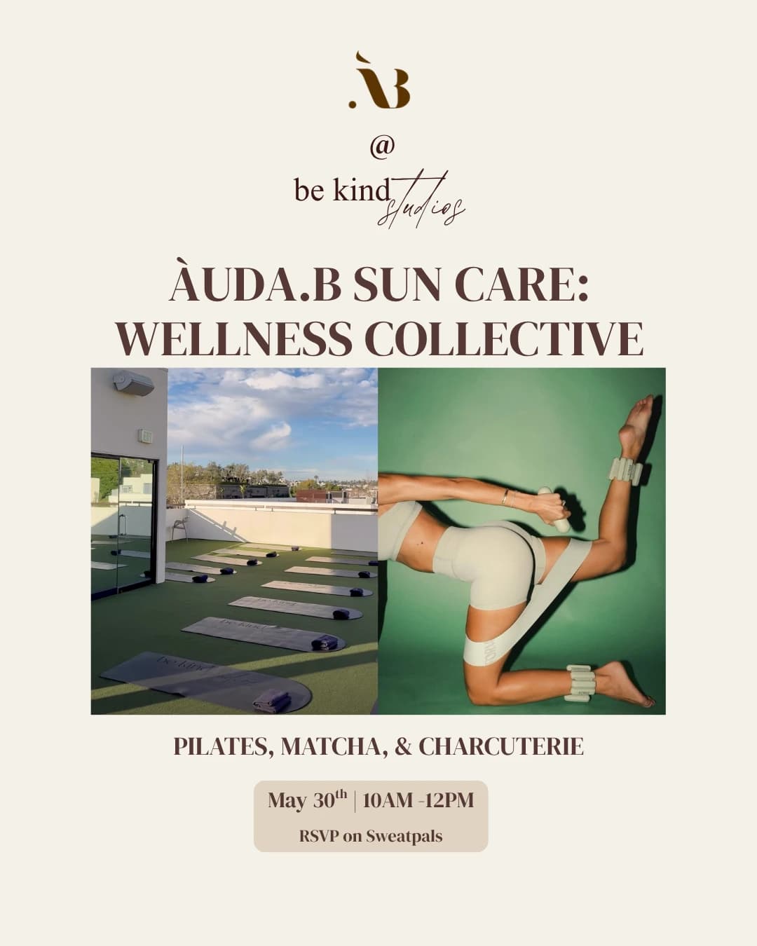 Glow Strong: A Pilates & Sun Wellness Experience: Auda.B × Melanoma Research Foundation hosted by Àuda.B Wellness Collective  — workshops in Los Angeles