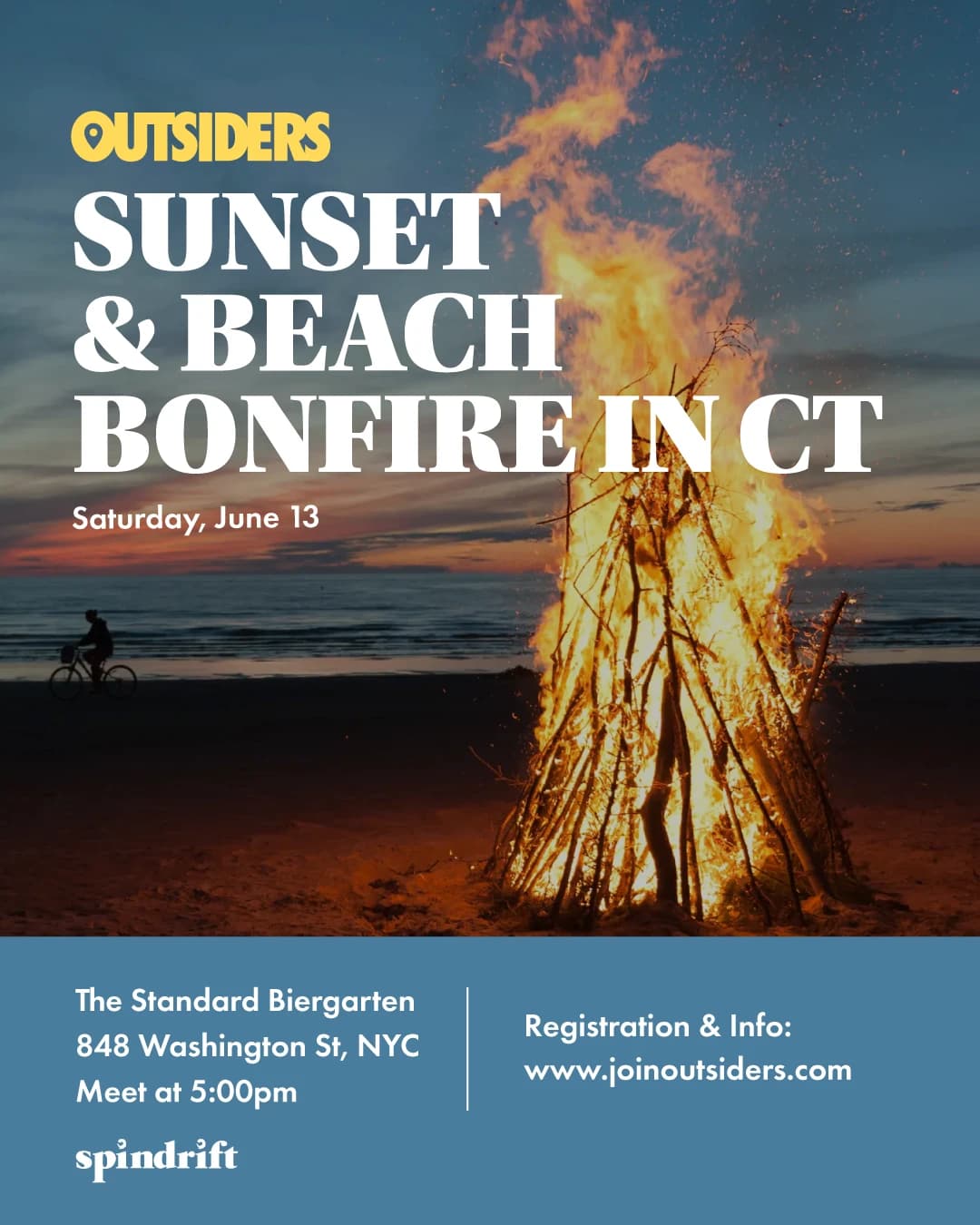 Sunset & Bonfire in CT hosted by OUTSIDERS NYC — outdoor activities in New York