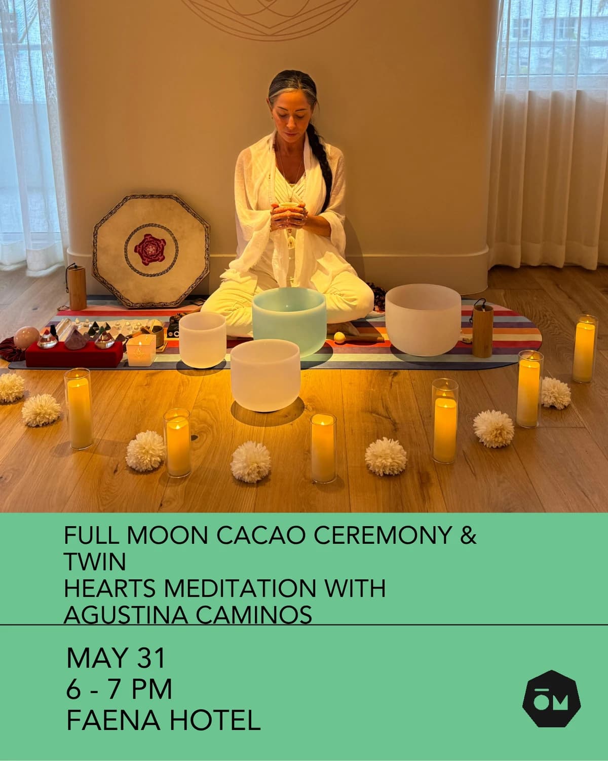 Cacao Ceremony & Twin Hearts Meditation hosted by Modern OM — wellness events in Miami