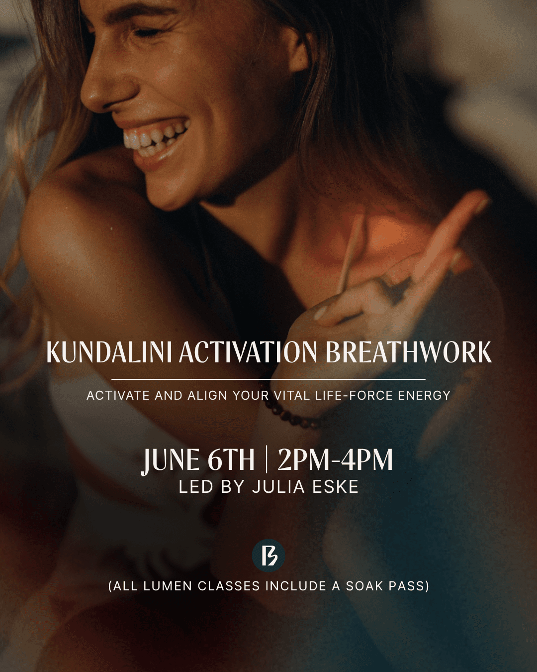Kundalini Activation Breathwork w/ Julia Eske (Lumen Room) hosted by BATHE — yoga classes in Austin
