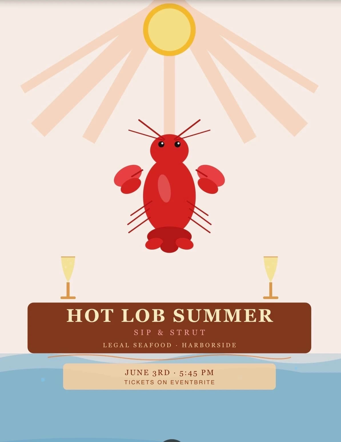 Sip & Strut x Hot Lob Summer with Legal Sea Foods  hosted by FIFTH Wellness  — run clubs in Boston