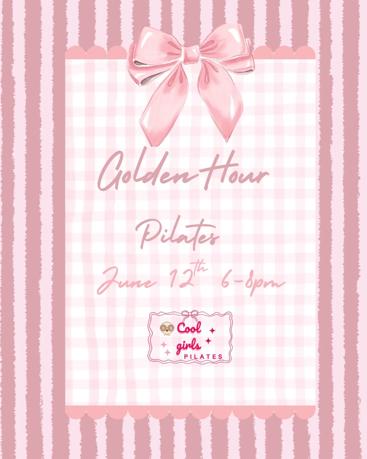Golden Hour Pilates Series  hosted by cool girls pilates  — social events in Houston