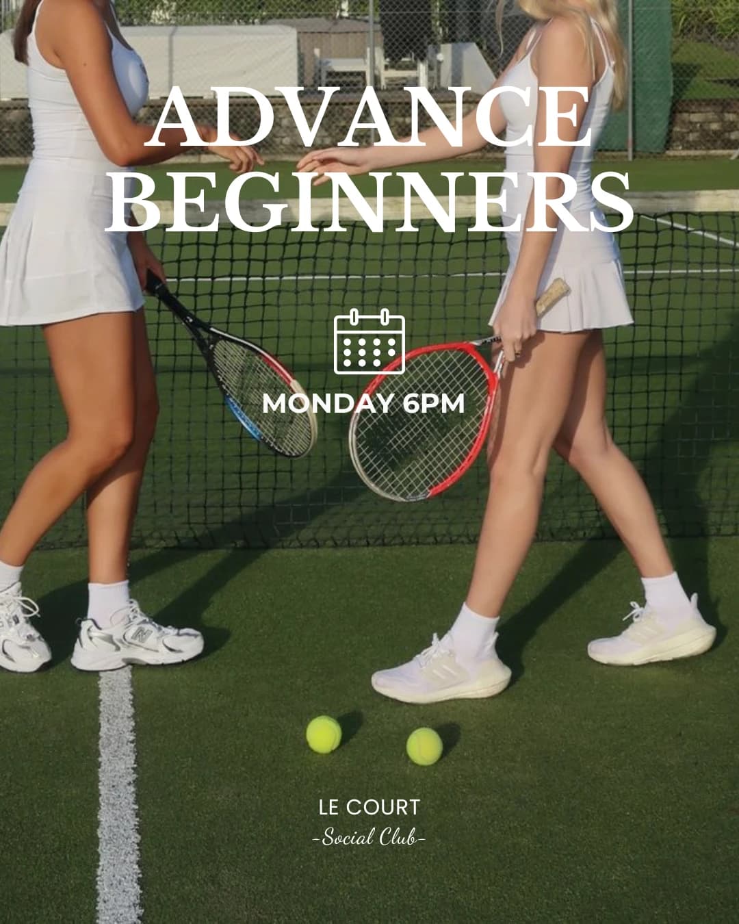 ADVANCE BEGINNER MONDAY 6PM hosted by Le court social club  — workshops in Chicago