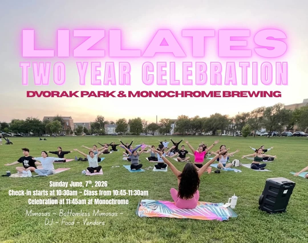 LIZLATES TURNS 2 Celebration hosted by LIZLATES — pilates classes in Chicago