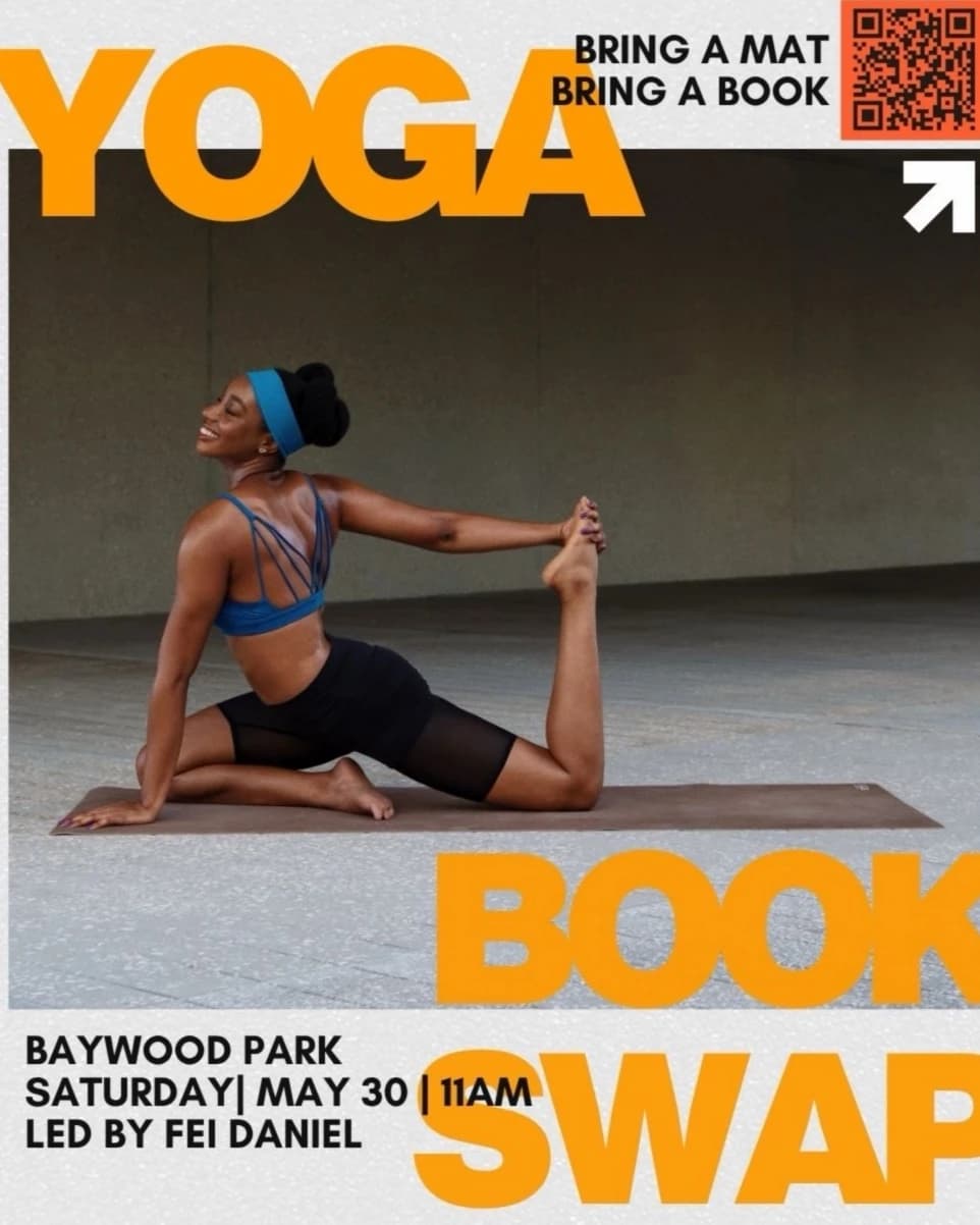 🧘🏾‍♀️Yoga & Book Swap📚 hosted by Booked & Balanced — workshops in Miami Beach