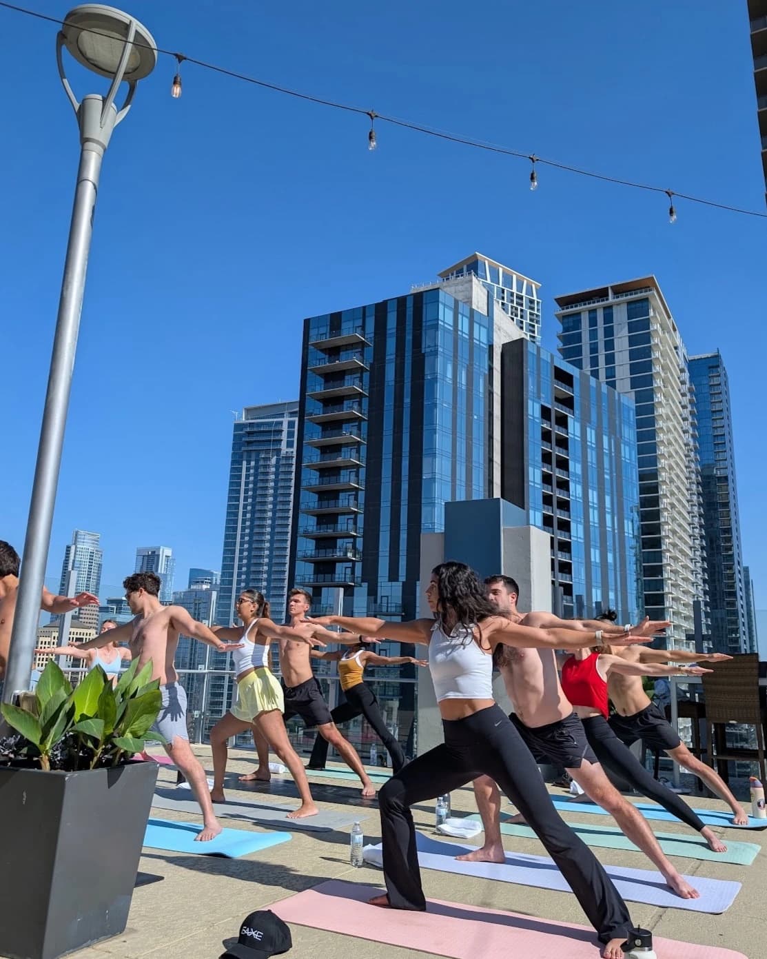 Rooftop Yoga - Power Flow hosted by Eaxe Athletics — fitness events in Austin