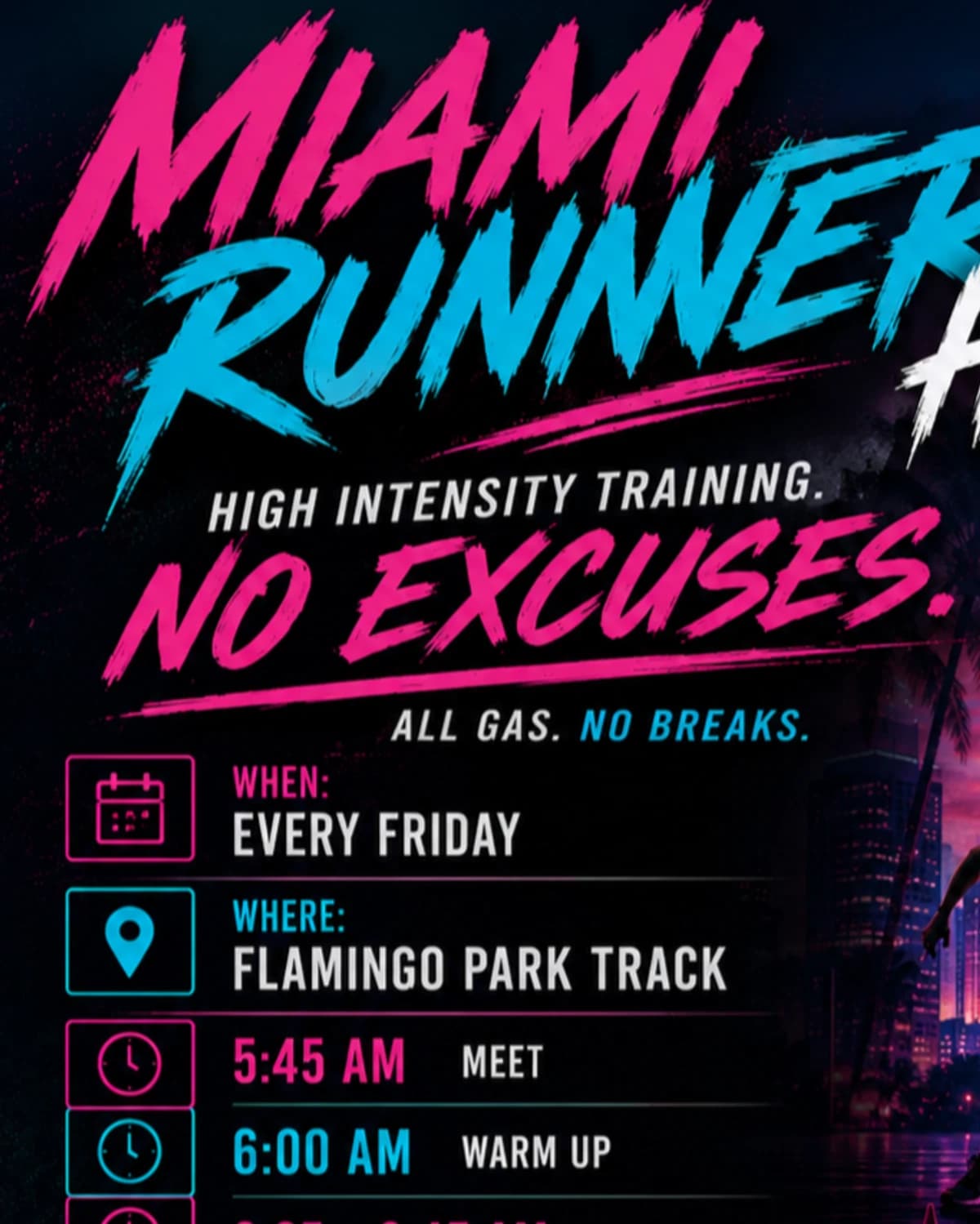 Athlete performance  hosted by Miami Run Club — fitness events in Miami
