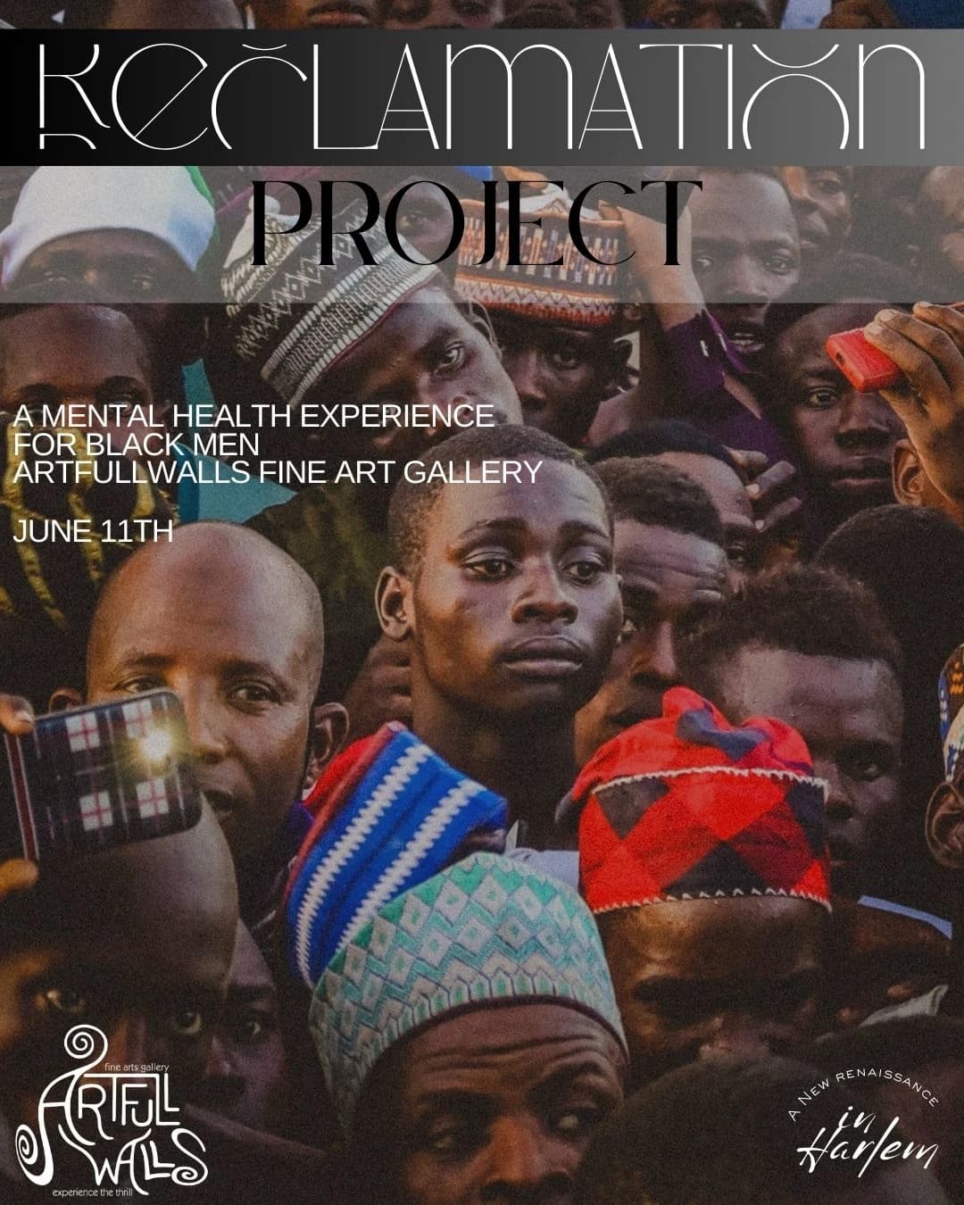 The Reclamation Project: A Mental Health Experience for Black Men hosted by Artfullwalls Health and Wellness — wellness events in New York