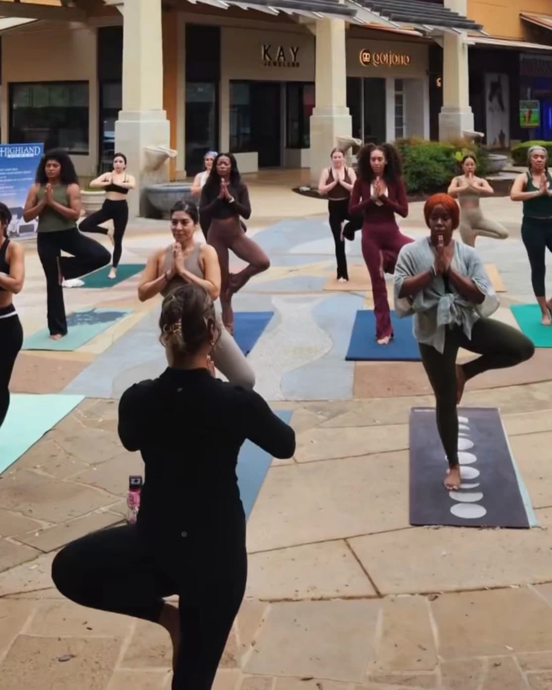 SUNSET YOGA-THE SHOPS AT LA CANTERA hosted by AFTRGLOW YOGA — yoga classes in San Antonio