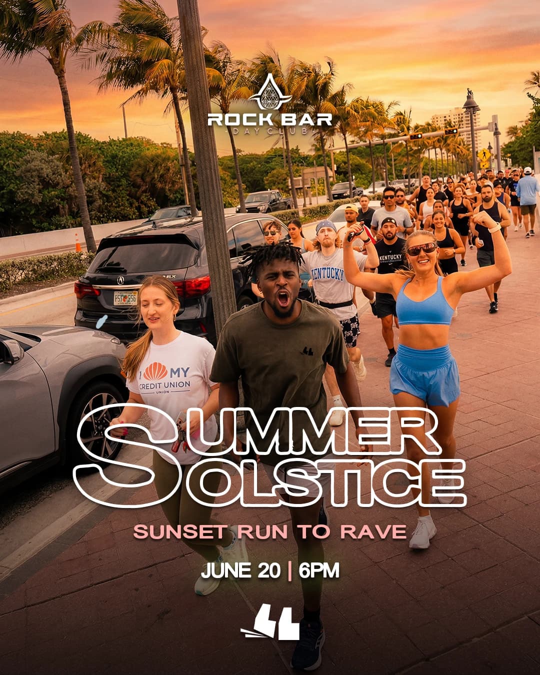 Summer Solstice Sunset Social hosted by Nameless Run Club — run clubs in Fort Lauderdale