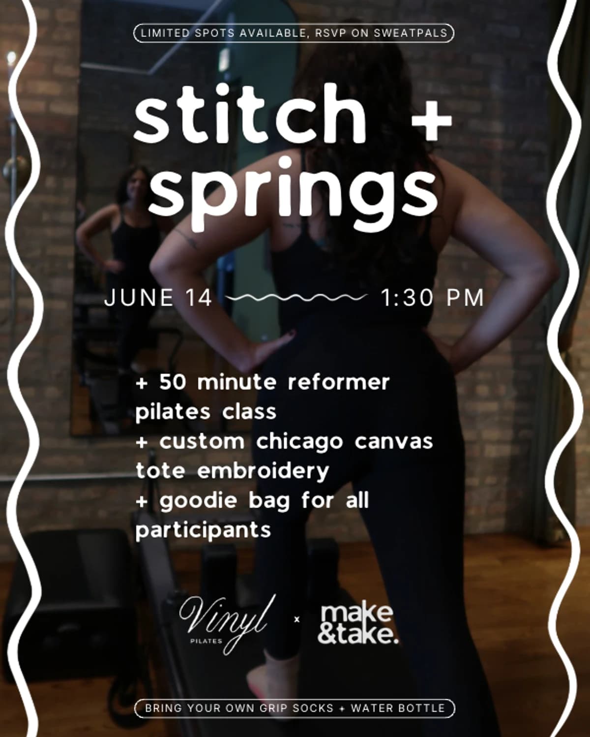 Spring into Summer Stitch hosted by Make and Take  — pilates classes in Chicago