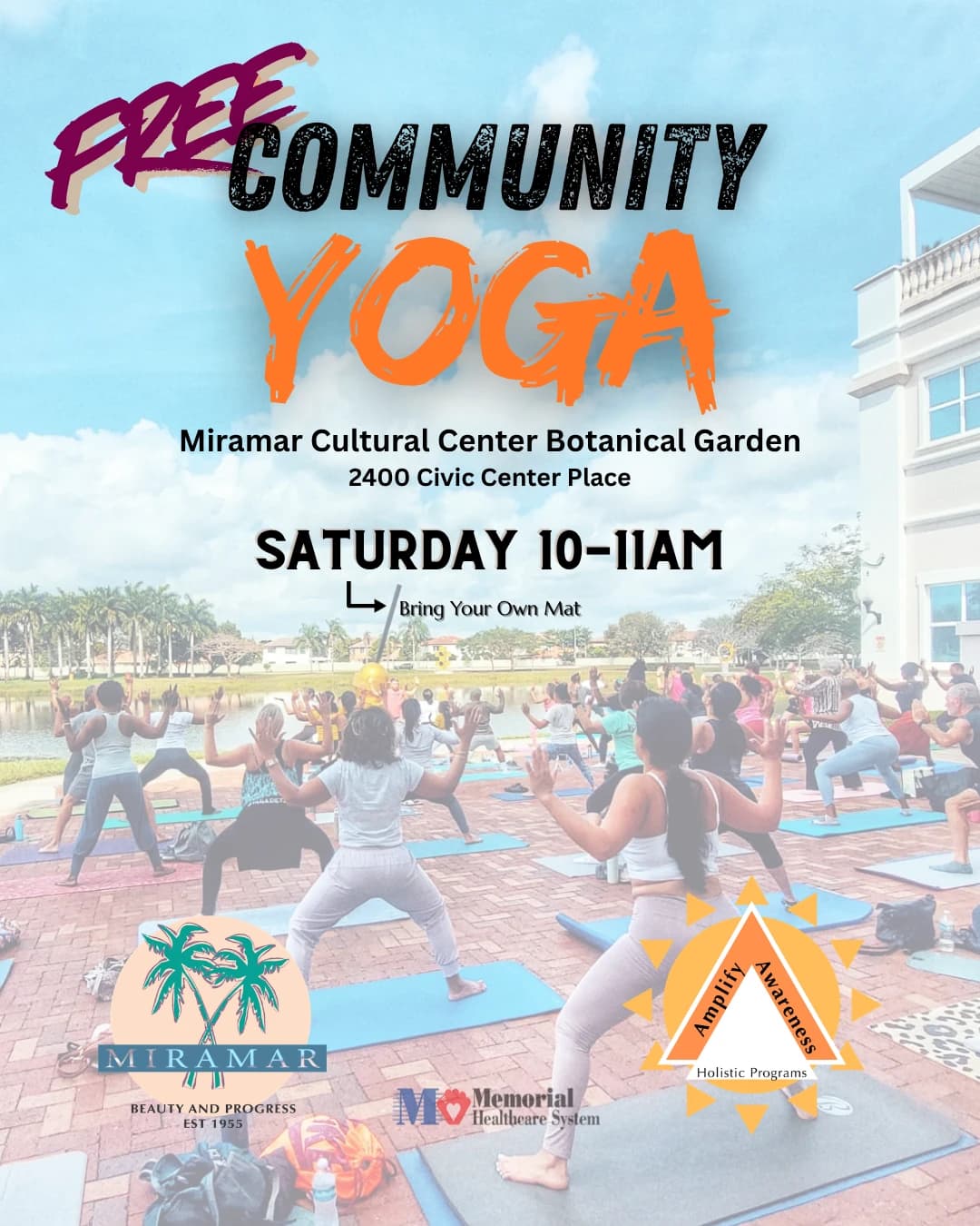 Community Yoga hosted by Amplify Awareness — yoga classes in Miramar