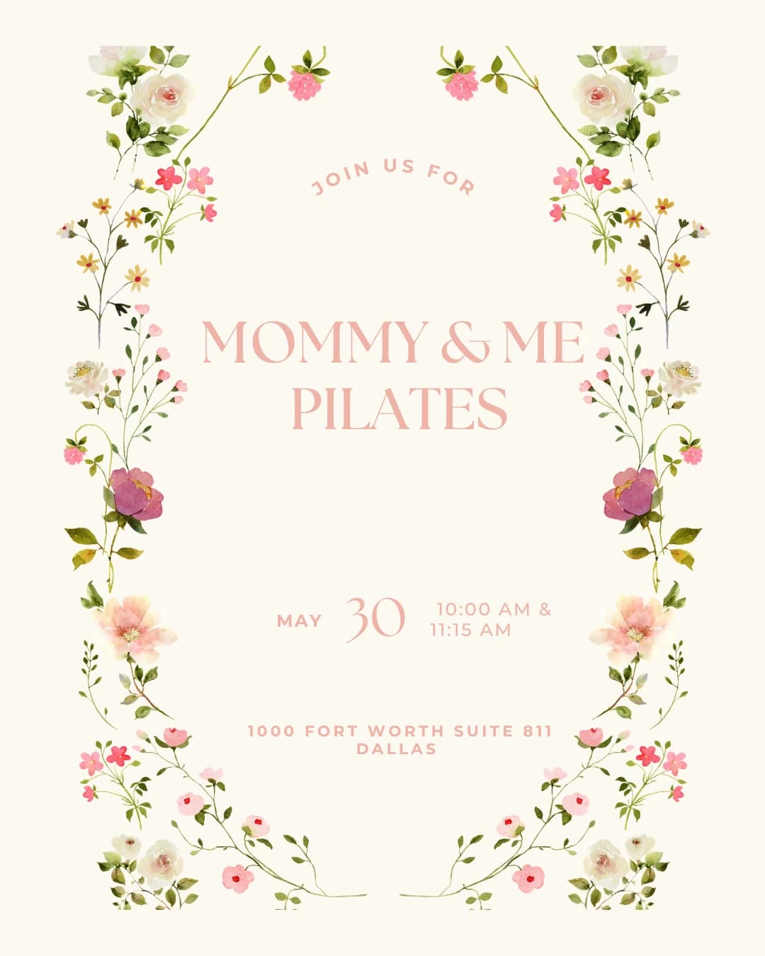 Mommy and Me Pilates  hosted by RosaPilates — pilates classes in Dallas