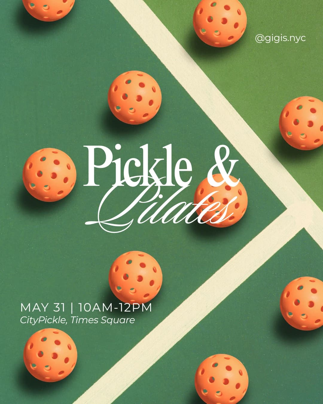 Pickle & Pilates hosted by Gigi's NYC — fitness events in New York
