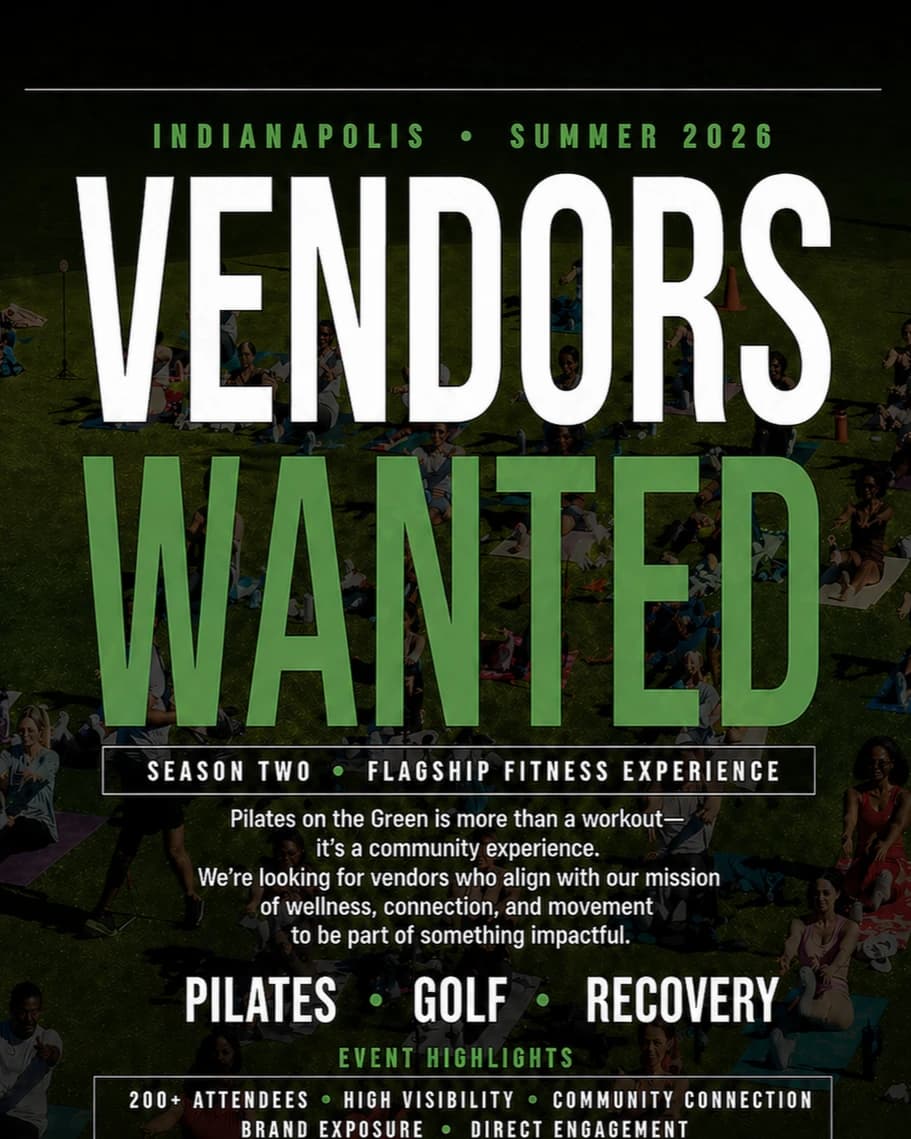 Pilates on the Green Vendor Space hosted by AJANI ACTIVE — social events in Indianapolis