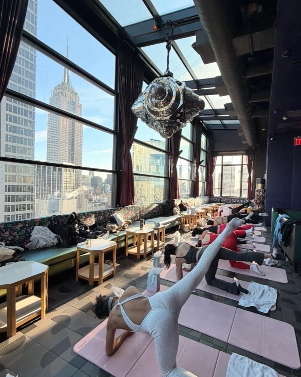 Pilates for Charity @ FleurRoom hosted by Lydia Dallas Aldrich — pilates classes in New York