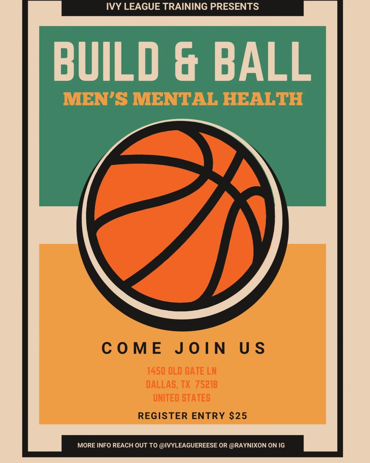 Build & Ball Vol. 2 hosted by Track&Tribe — team sports in Dallas