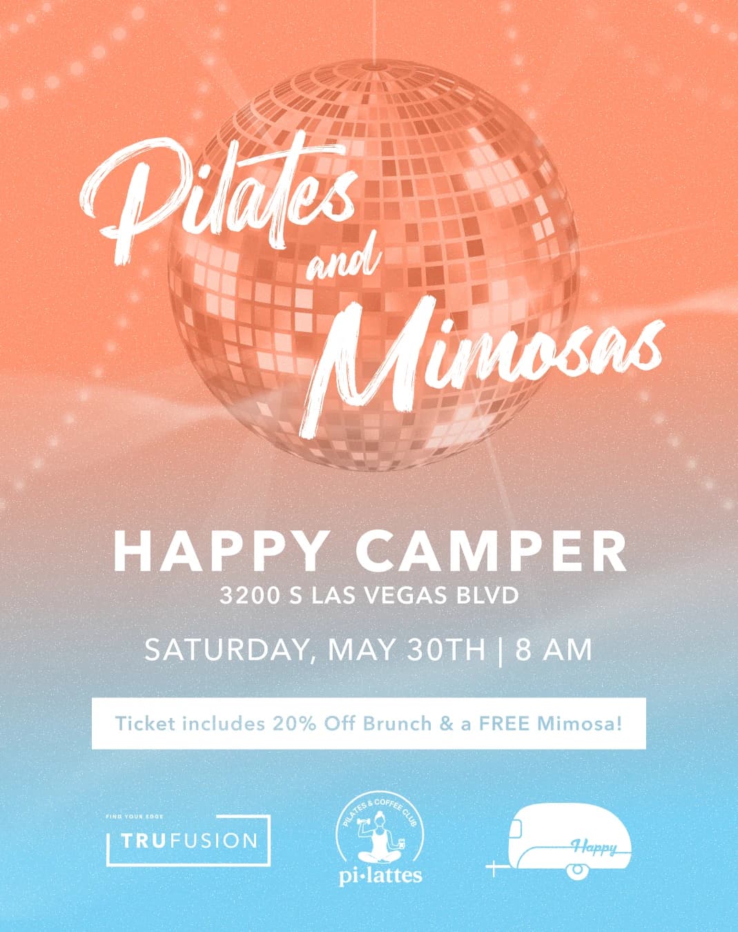 Pilates and Mimosas hosted by Pi·Lattes — pilates classes in Las Vegas