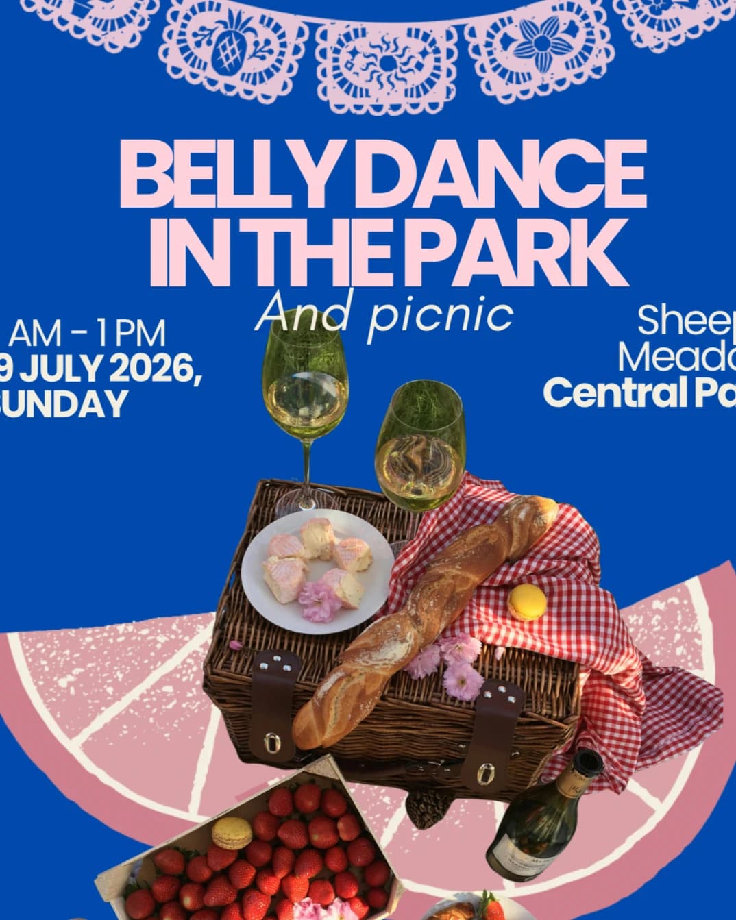 Belly Dance in the Park and Picnic hosted by Belly Dance with G — fitness events in New York