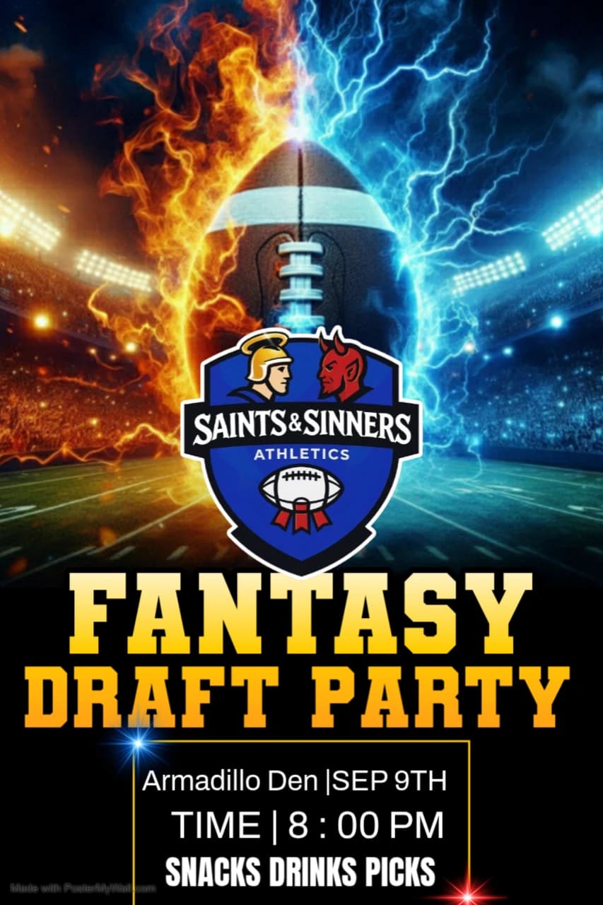 Fantasy League Night Out hosted by Saints & Sinners Flag Football — team sports in Austin