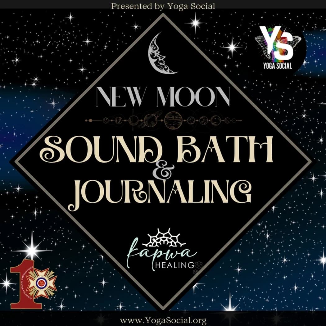 New Moon Sound Bath: Rest, Reflect & Realign hosted by Denver Yoga Social — wellness events in Denver