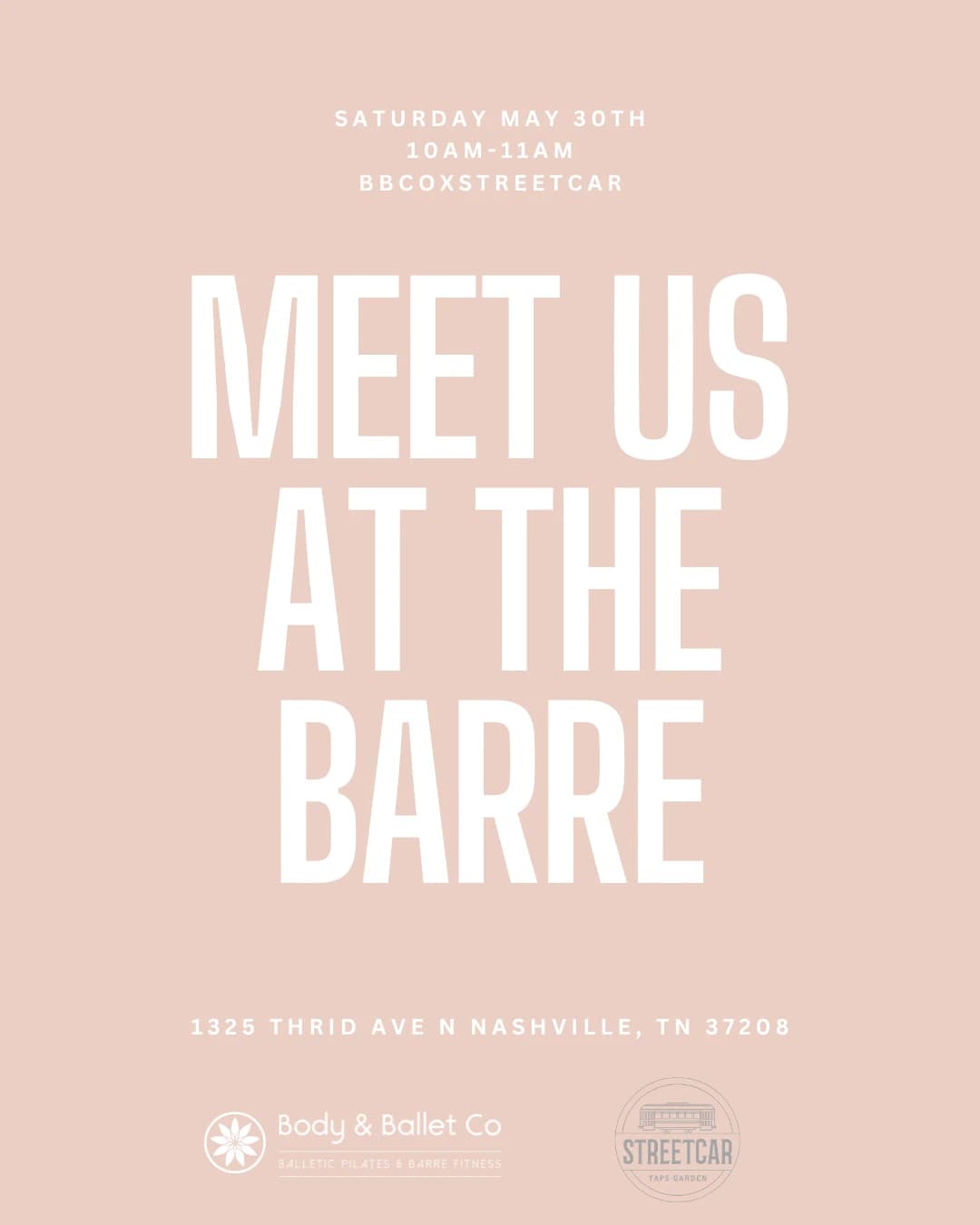 MEET US AT THE BARRE hosted by Body & Ballet Co - Nashville — social events in Nashville