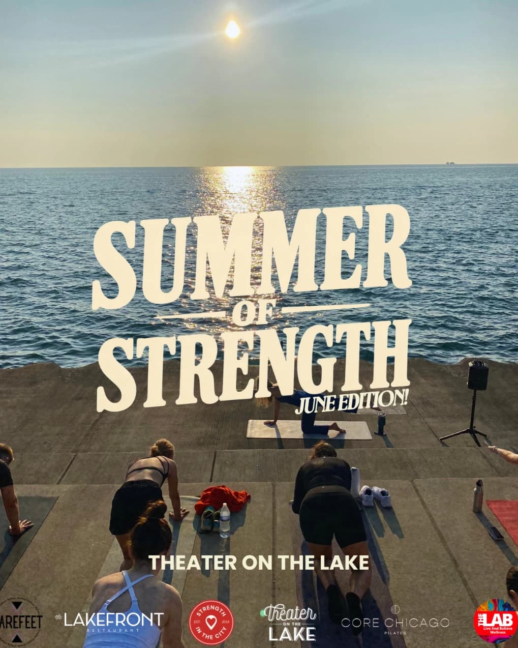 WED AM | FREE Lakefront Pilates hosted by STRENGTH IN THE CITY — pilates classes in Chicago