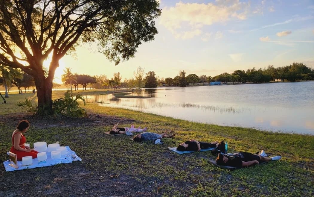 Sunset Sound Healing hosted by SoulcialWellness — wellness events in Miami