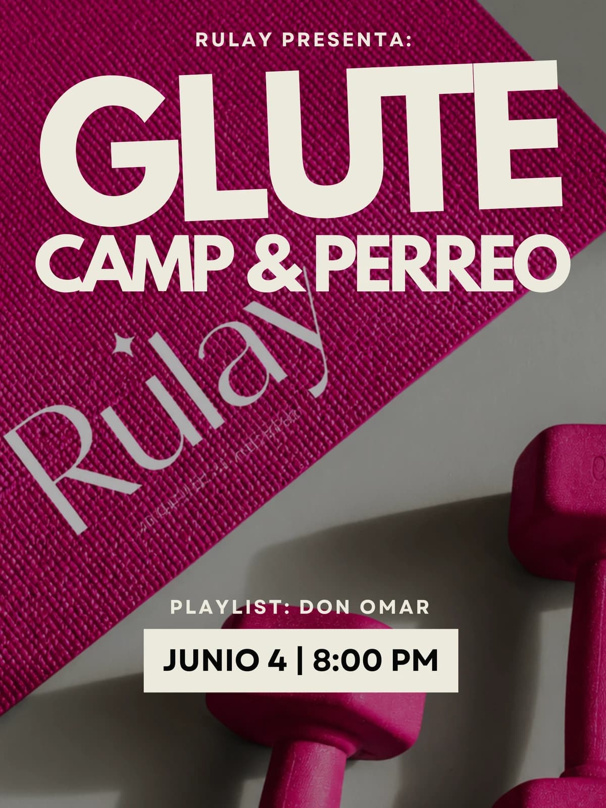 GLUTE CAMP & PERREO hosted by Rulay Pilates y Perreo — pilates classes in Katy