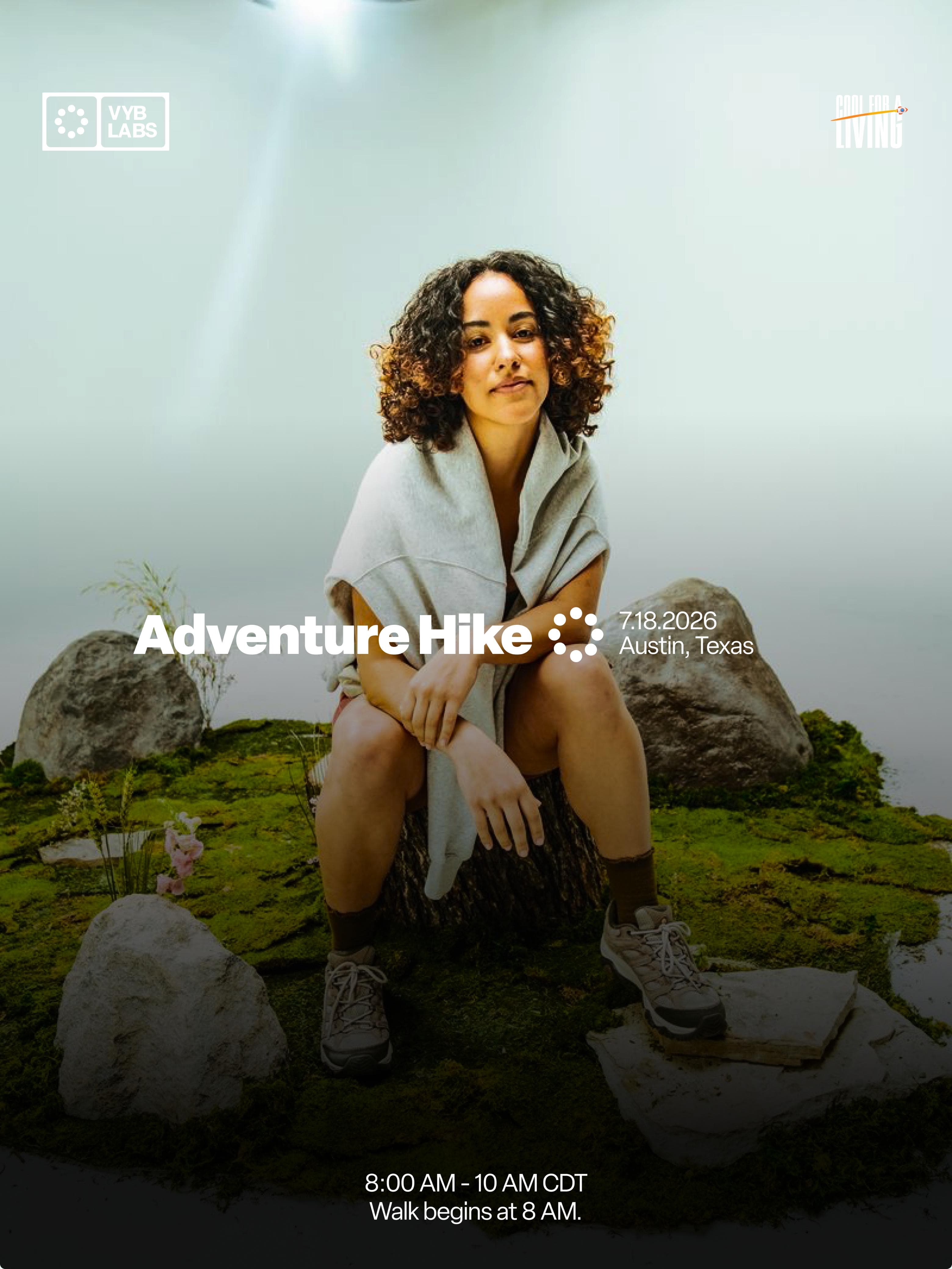ADVENTURE HIKE  7/18 hosted by Vybrance Labs™ — social events in Austin