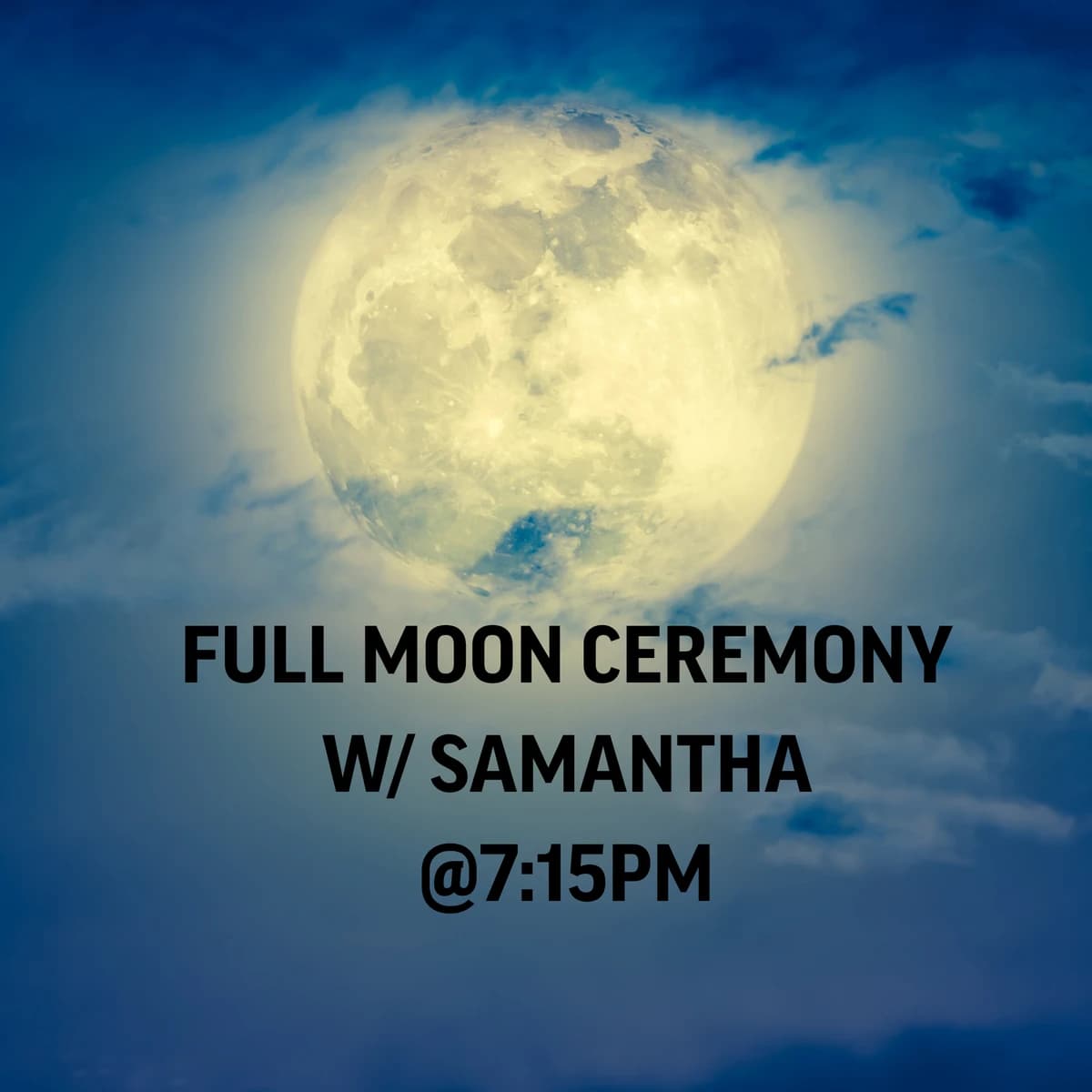 Full Moon Ceremony w/ Samantha hosted by Arizona Bouldering Project — wellness events in Tempe