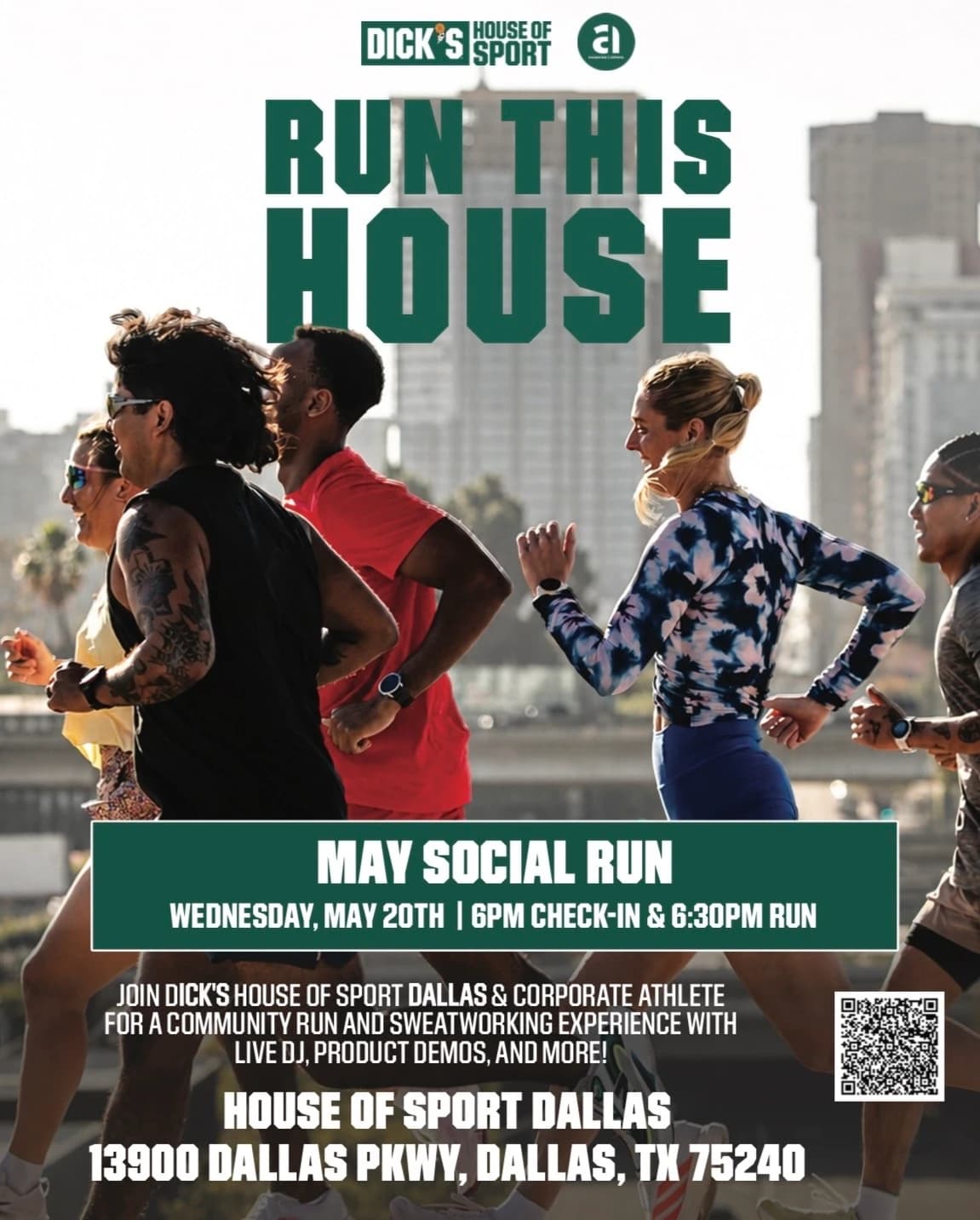 RUN THIS HOUSE hosted by Corporate Athlete — run clubs in Dallas