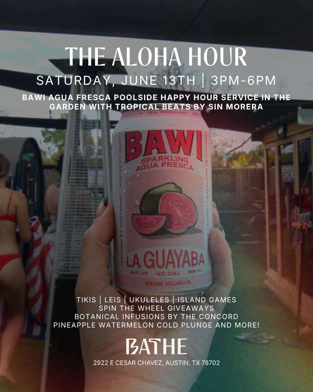 🌺 ✨BAWI ALOHA HOUR (Tropical Garden Party!) hosted by BATHE — social events in Austin