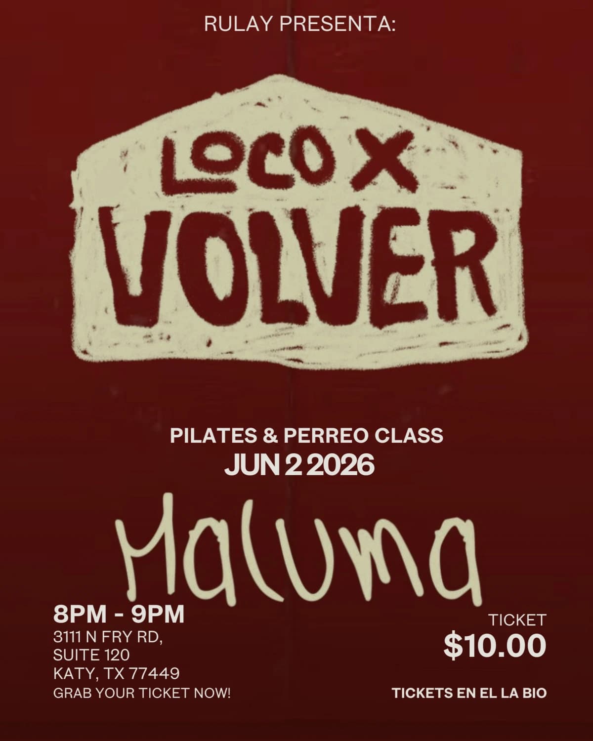Pilates Funcional hosted by Rulay Pilates y Perreo — pilates classes in Katy